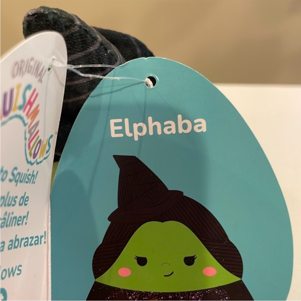 NWT 3.5” Elphaba / Wicked Witch from Wicked / The Wizard of Oz Squishmallow Clip - Picture 8 of 8
